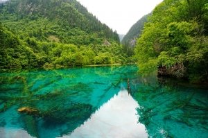 Jinzhaigou Lake in Sichuan
